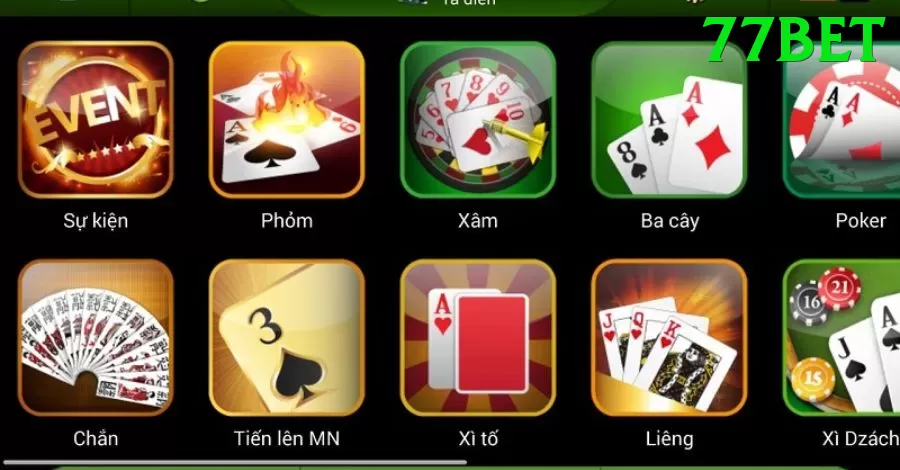 Sòng Bài Trực Tuyến - 77bet - Hỗ trợ mọi thiết bị